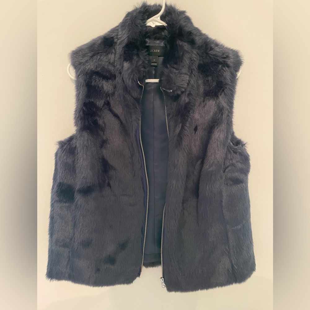 J.Crew Faux Fur Vest